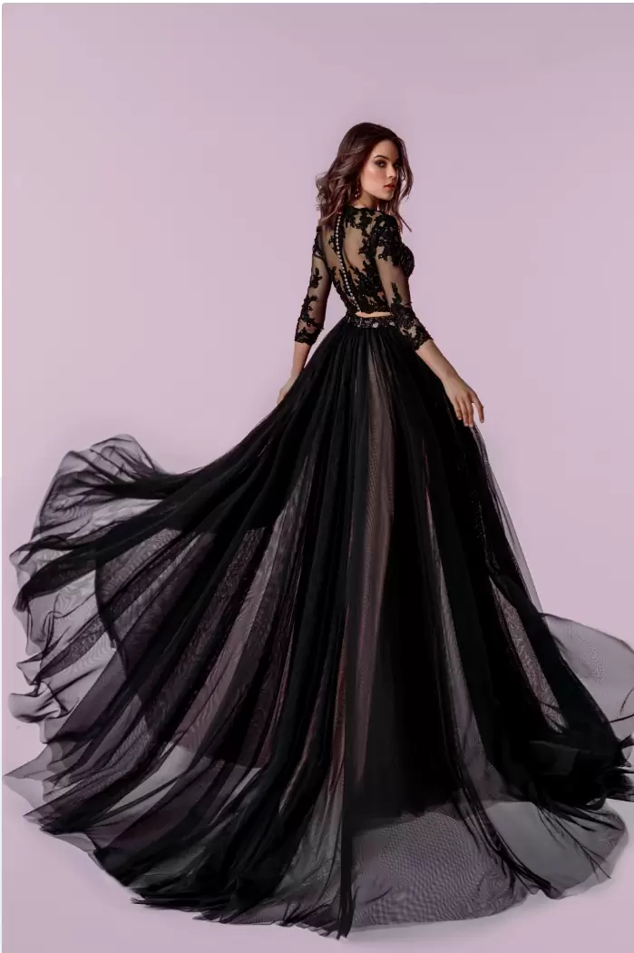 Вечернее платье 31300-black