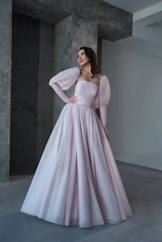 Вечернее платье 367-06-pink