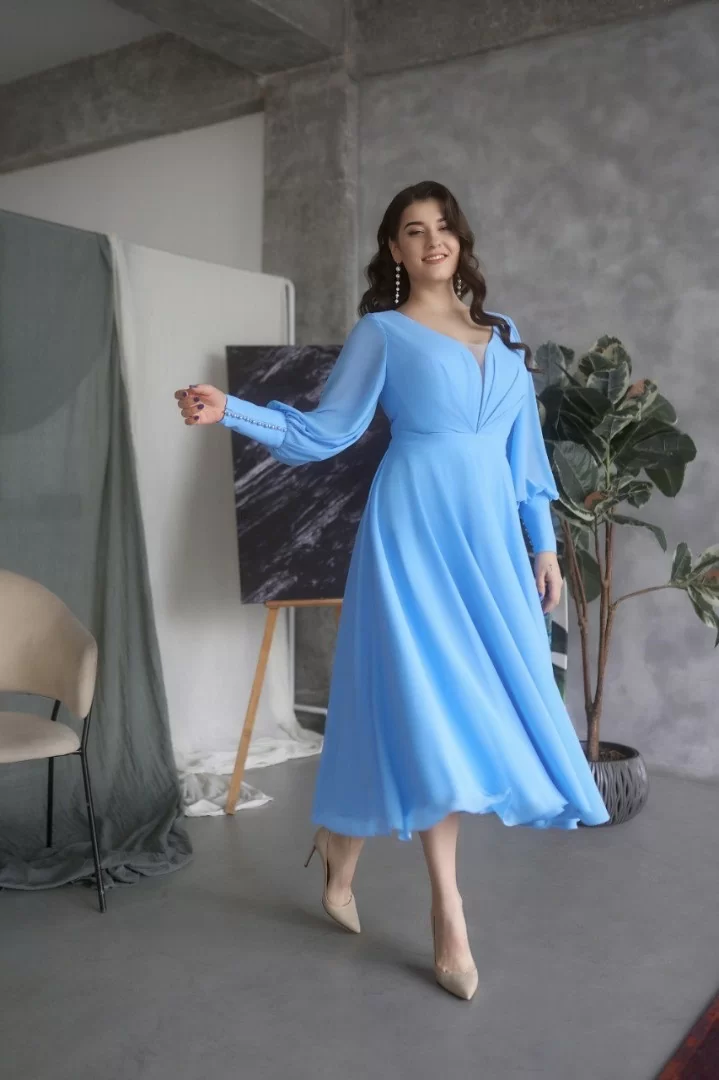 Вечернее платье 356-16-1xl-blue