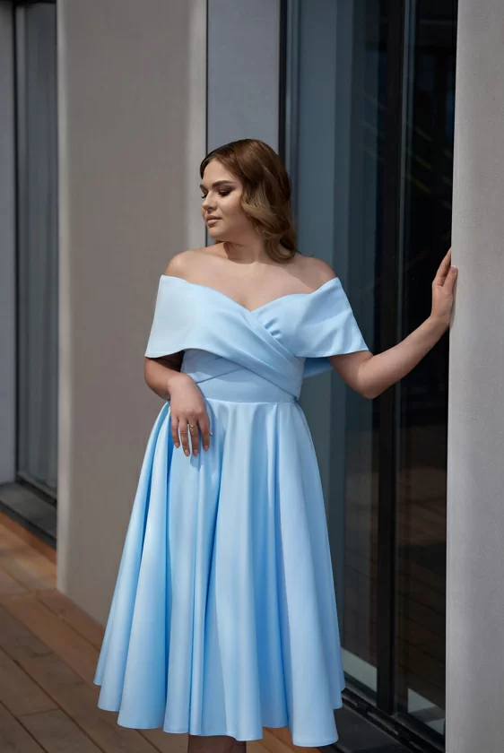 Вечернее платье 357-06-1-blue