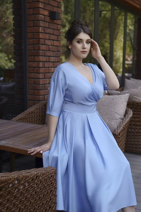 Вечернее платье 413-07-1-blue